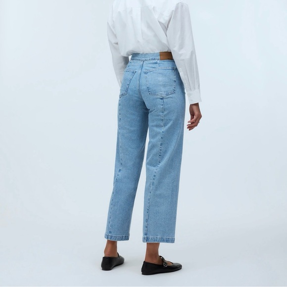 Madewell Emmett Wide Leg Crop Welt Pocket Edition Size 25 - Picture 2 of 10